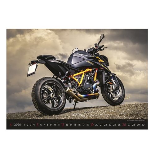 Falinaptár TOPTIMER T092 450x315mm fekvő Motorbikes 2026.