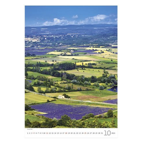 Falinaptár TOPTIMER T092 315x450mm álló Provence 2026.