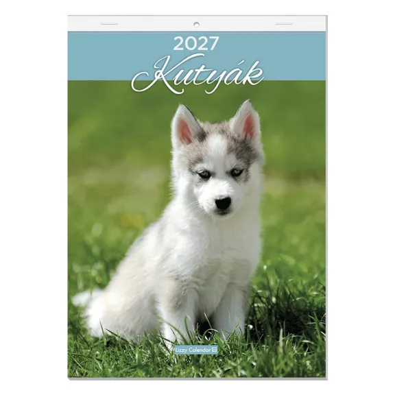 Falinaptár LIZZYCALENDAR A/4 álló Kutyák 2027 Falinaptár LIZZYCALENDAR A/4 álló Kutyák 2027