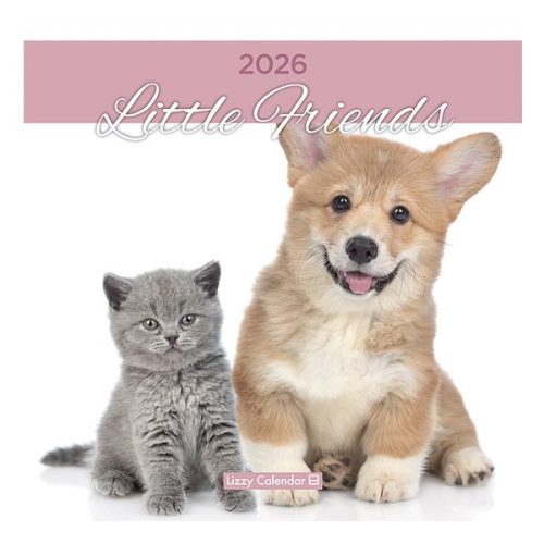 Falinaptár LIZZY CARD 300x600mm álló Little Friends 2026.