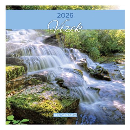 Falinaptár LIZZY CARD 300x600mm álló Vizek 2026.