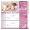 Falinaptár LIZZYCALENDAR 220x220mm 2 hetes mágneses Családi Tervező 2027