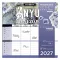 Falinaptár LIZZYCALENDAR 220x220mm 2 hetes mágneses Anyu Tervezője Scrapbook Style 2027