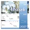 Falinaptár LIZZYCALENDAR 220x220mm 2 hetes mágneses Virágok 2027