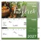 Falinaptár LIZZYCALENDAR 220x220mm 2 hetes mágneses Fűszernövények 2027