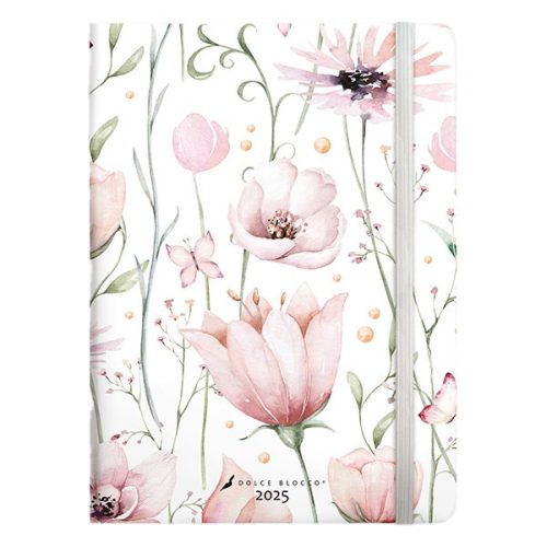 Notesz ponthálós DOLCE BLOCCO Secret Journal A/5 176 oldalas Bellflower keménytáblás gumis