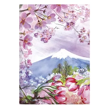   Határidőnapló LIZZY CARD B/6 napi keménytáblás Mountain 2026.