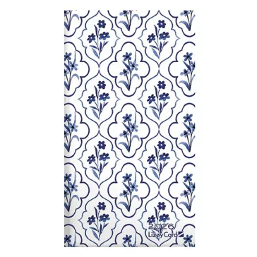   Zsebnaptár LIZZY CARD fekvő keménytáblás Flowers pattern 2026.