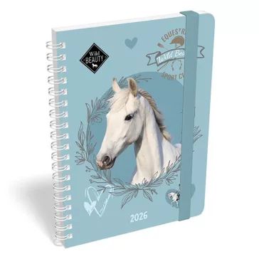   Határidőnapló LIZZY CARD B/6 heti spirálozott gumis Wild beuty sport club 2026.