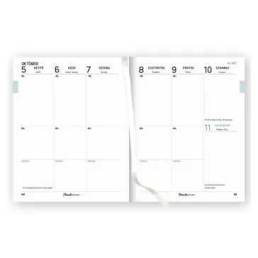   Diák zsebkönyv PLANALL B/6 heti mini 112x140mm 2026-2027 Happy