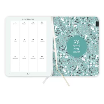  Óvodapedagógus tervező PLANALL B/5 heti 160x200mm PlanAll Neteducatio Flower Field 2026-2027
