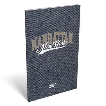   Zsebnaptár LIZZY CARD A/6 heti papírborítós Manhattan New York 2026.