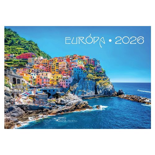 Falinaptár REALSYSTEM 460x320mm fekvő Európa 2026.