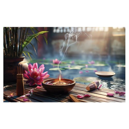 Falinaptár REALSYSTEM 460x320mm fekvő Meditáció 2026.