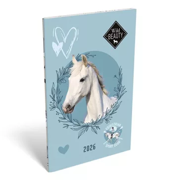   Zsebnaptár LIZZY CARD A/6 heti papírborítós Wild beauty sport club 2026.
