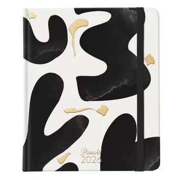   Határidőnapló PLANALL New Classic B/5 heti keményfedelű gumis Canvas 2026.