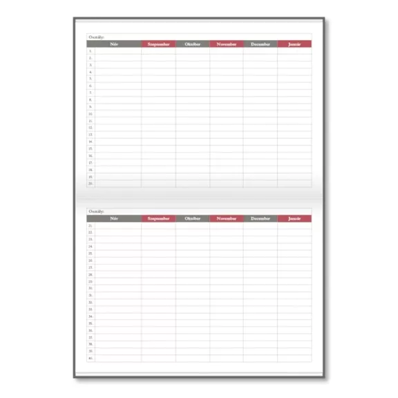 Tanári zsebkönyv PD CALENDAR papírborító A/5 Compass 2026-2027