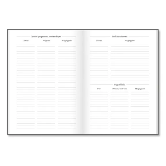 Tanári zsebkönyv PD CALENDAR papírborító A/5 Compass 2026-2027