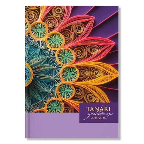 Tanári zsebkönyv PD CALENDAR papírborító A/5 Intense 2025-2026