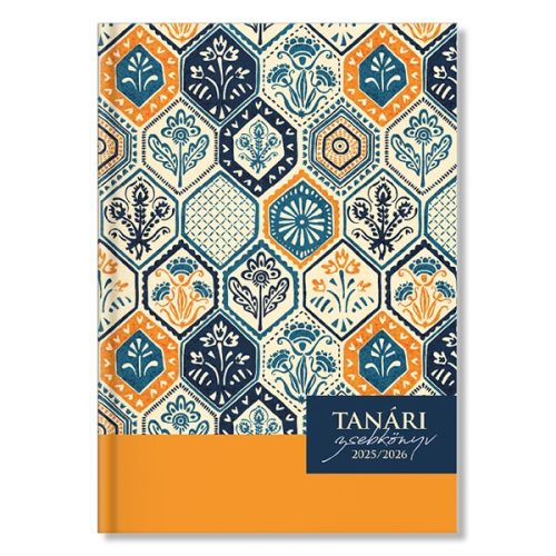 Tanári zsebkönyv PD CALENDAR papírborító A/5 Morocco 2025-2026
