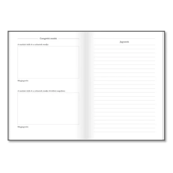 Tanári zsebkönyv PD CALENDAR papírborító A/5 Lilly 2026-2027