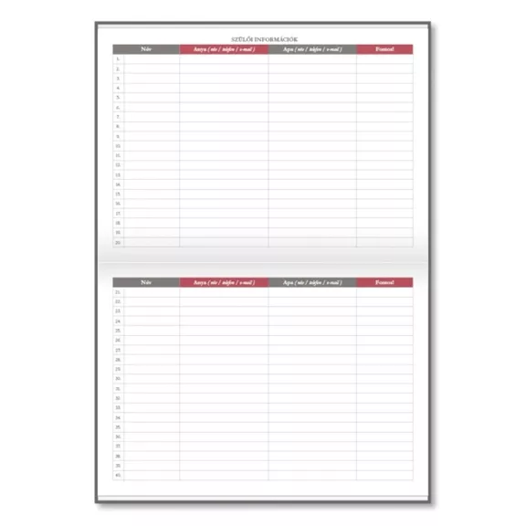 Tanítói zsebkönyv PD CALENDAR papírborító A/5 Birds 2026-2027