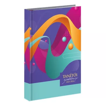   Tanítói zsebkönyv PD CALENDAR papírborító A/5 Waves 2025-2026