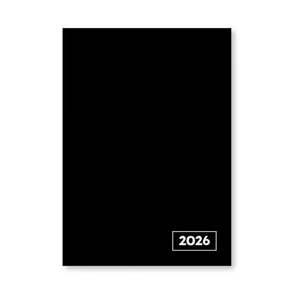 Zsebnaptár VECTRALINE A/7 álló fehér lapos vegyes mintás 2026.