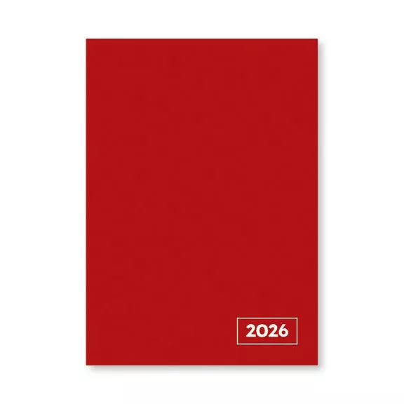 Zsebnaptár VECTRALINE A/7 álló fehér lapos vegyes mintás 2026.