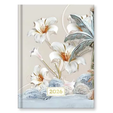   Határidőnapló VECTRALINE Spirit Sp-01 B/6 napi fehér lapos 2026.