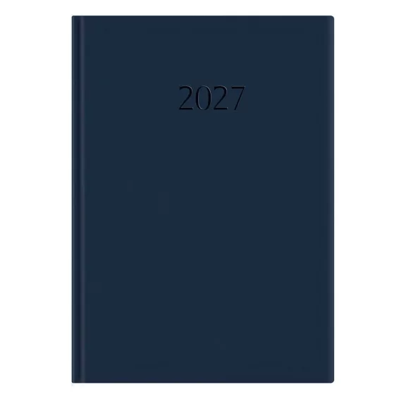 Határidőnapló TOPTIMER Wide W024 A/4 napi fehér lapos kék 2027