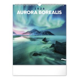   Falinaptár REALSYSTEM 300x340mm álló Aurora Borealis 2026.