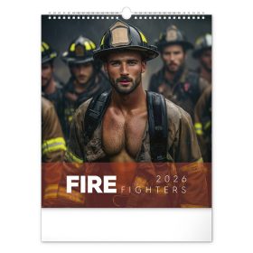Falinaptár REALSYSTEM 300x340mm álló Firefighters 2026.