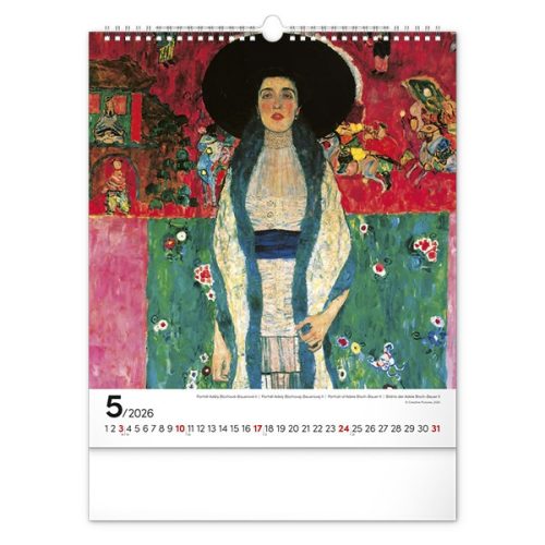 Falinaptár REALSYSTEM 300x340mm álló Klimt 2026.