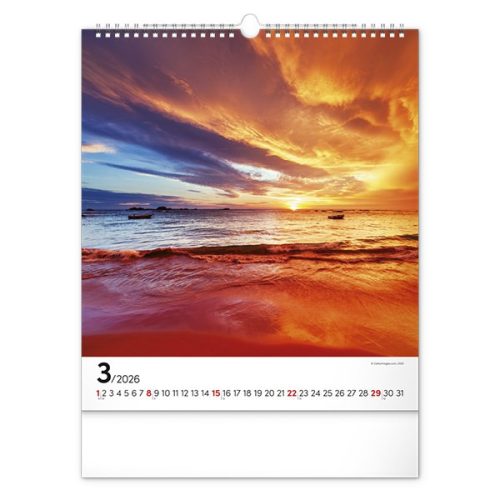 Falinaptár REALSYSTEM 300x340mm álló Inspiration 2026.