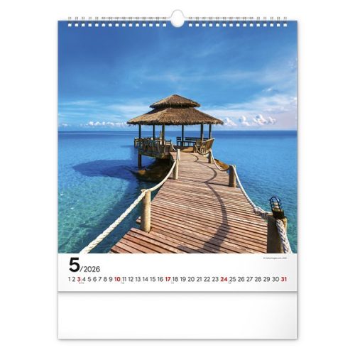 Falinaptár REALSYSTEM 300x340mm álló Inspiration 2026.