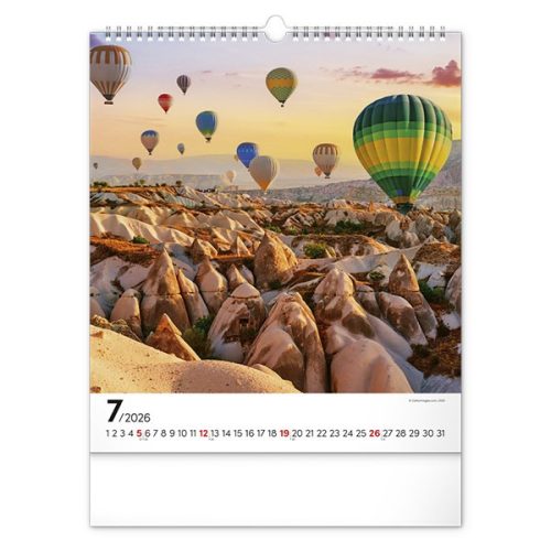 Falinaptár REALSYSTEM 300x340mm álló Inspiration 2026.