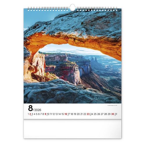 Falinaptár REALSYSTEM 300x340mm álló Inspiration 2026.