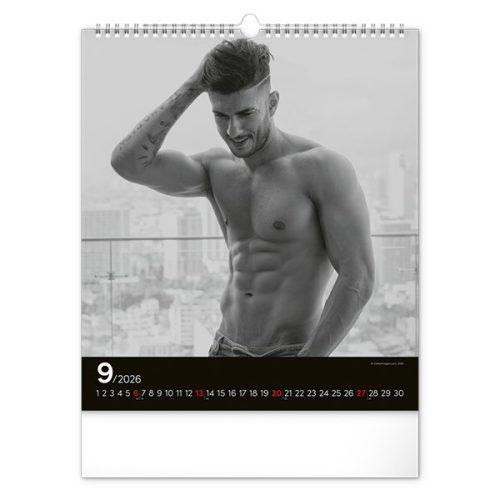 Falinaptár REALSYSTEM 300x340mm álló Men 2026.