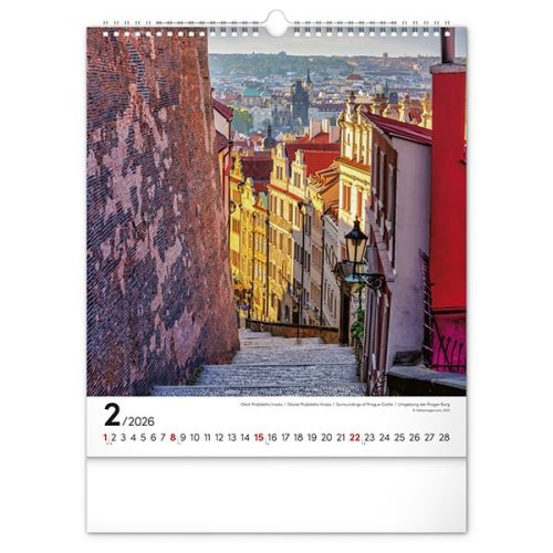 Falinaptár REALSYSTEM 300x340mm álló Prague 2026.