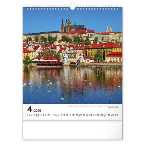 Falinaptár REALSYSTEM 300x340mm álló Prague 2026.