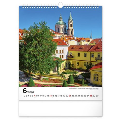 Falinaptár REALSYSTEM 300x340mm álló Prague 2026.