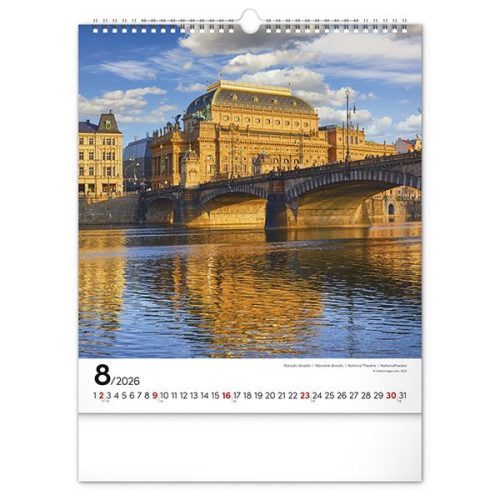 Falinaptár REALSYSTEM 300x340mm álló Prague 2026.