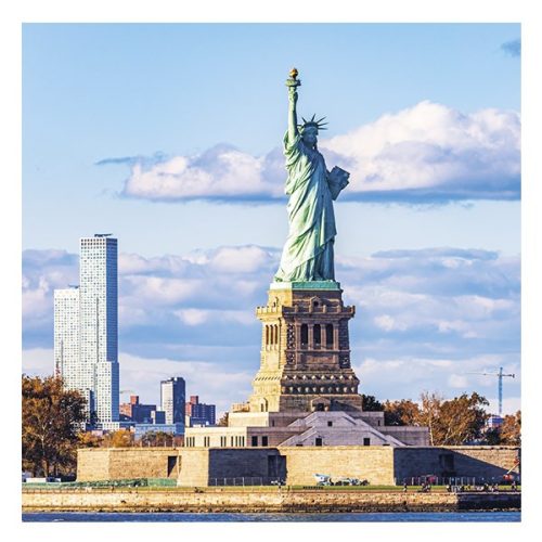 Lemeznaptár REALSYSTEM 300x300mm New York 2026.