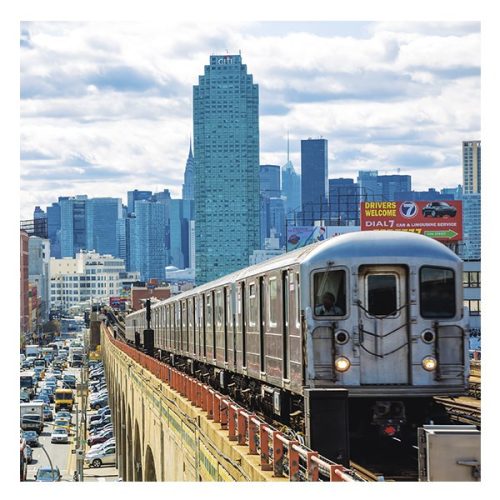 Lemeznaptár REALSYSTEM 300x300mm New York 2026.