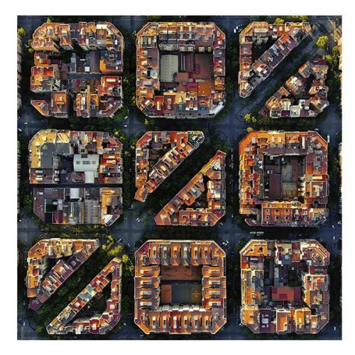 Lemeznaptár REALSYSTEM 300x300mm Barcelona 2026.