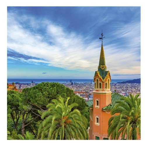 Lemeznaptár REALSYSTEM 300x300mm Barcelona 2026.