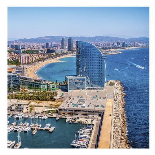 Lemeznaptár REALSYSTEM 300x300mm Barcelona 2026.