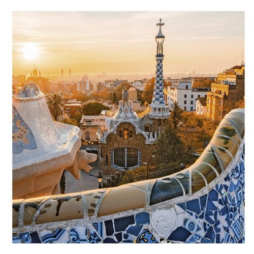 Lemeznaptár REALSYSTEM 300x300mm Barcelona 2026.