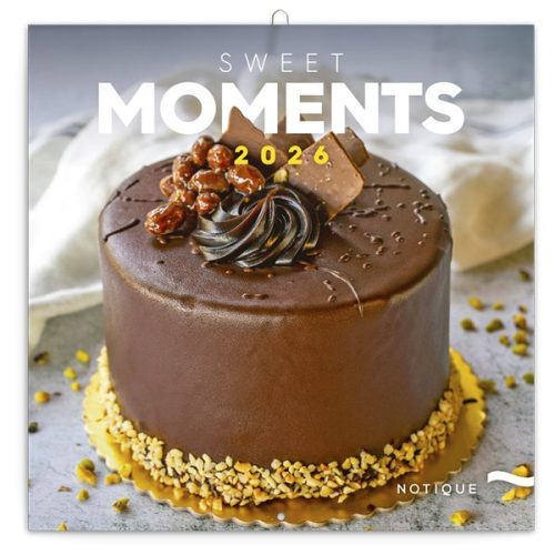 Lemeznaptár REALSYSTEM 300x300mm Sweet moments 2026.